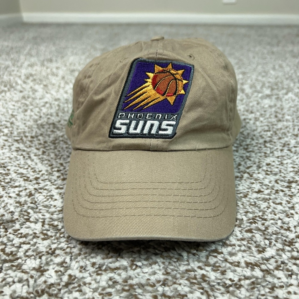 Phoenix Suns Mens Hat Cap Strap Back One Size Beige Basketball NBA Logo Dad